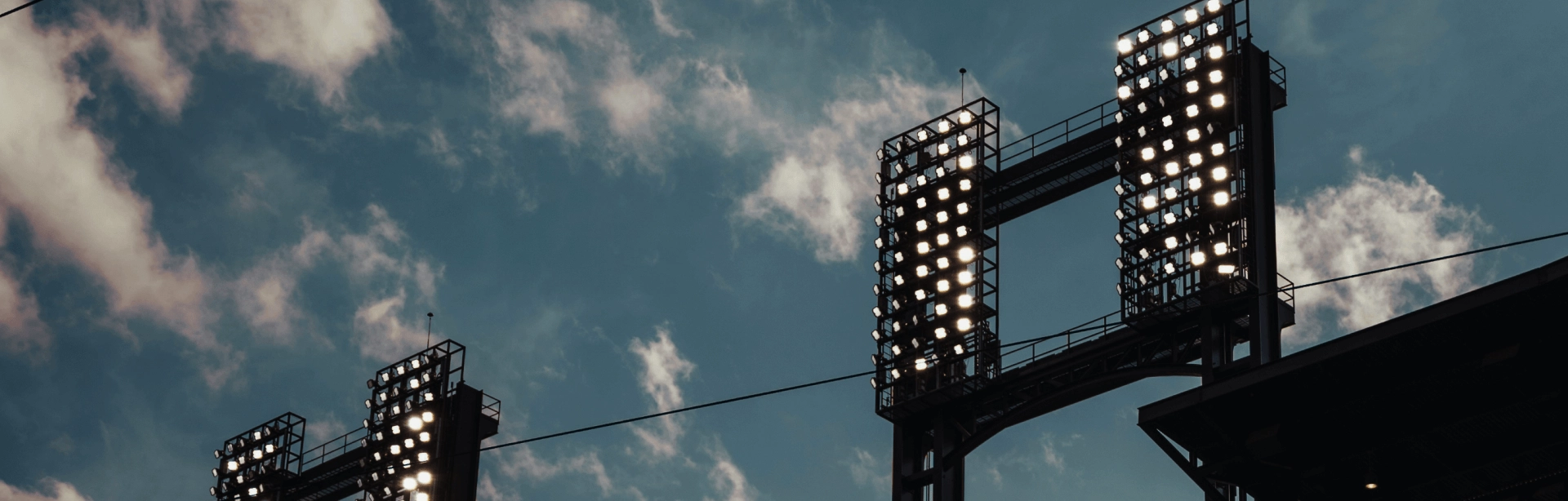 Lighting Large Areas with Floodlight Towers of Any Complexity